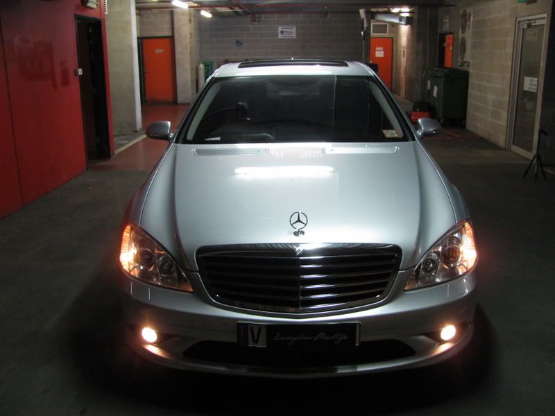 Mercedes Benz S 350 Zircon Silver Paint Correction and Detail 2008